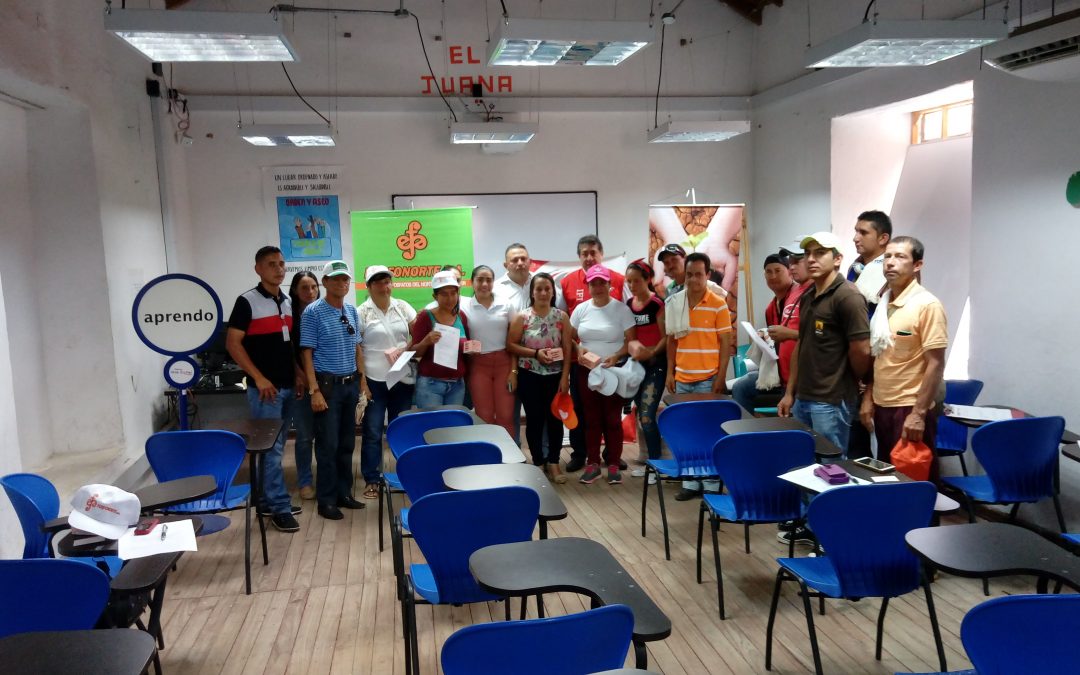 Entrega de abono organomineral Municipio Salazar convenio IFINORTE-Fosfonorte SA-Gobernación Norte de Santander